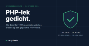 PHP veiligheid patch